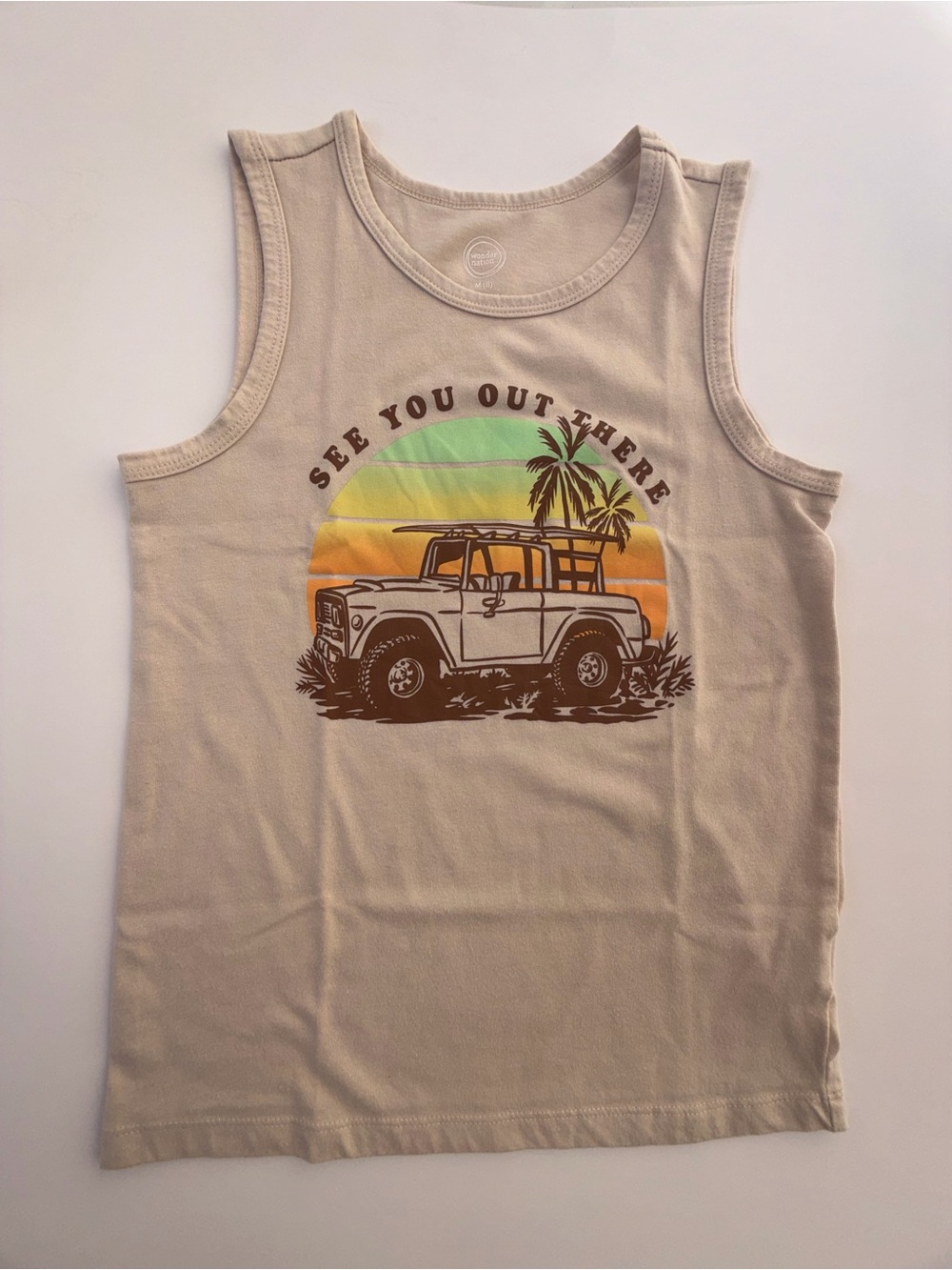 Wonder Nation See You Out There Kids Boys Tank Size Med (8)  #0017